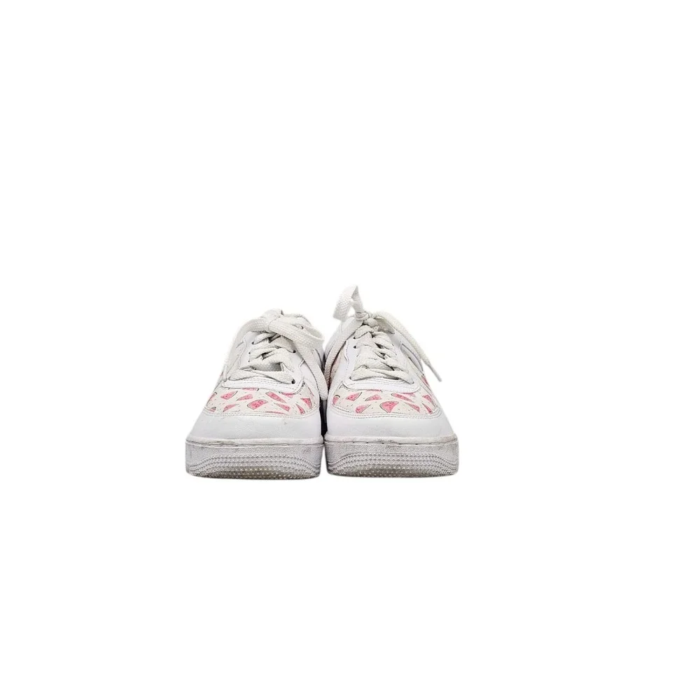 Nike Women's Size 8 US‎ Custom Watermelon Stitcjed Air Force 1 Sneakers Shoes